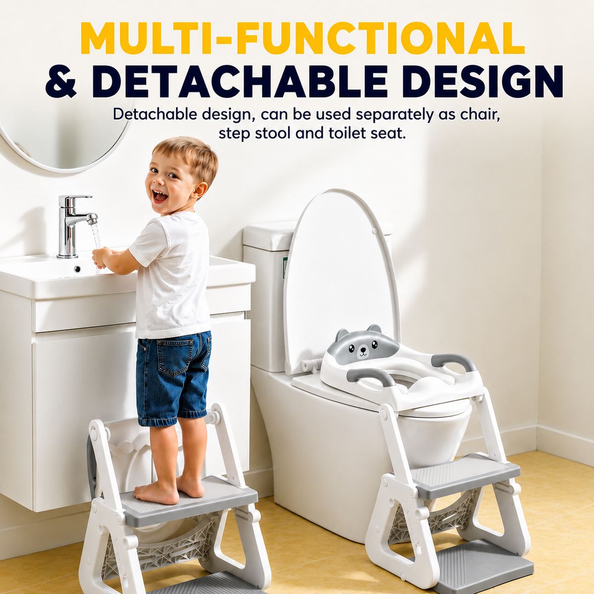 Multi-functional & Detachable Design